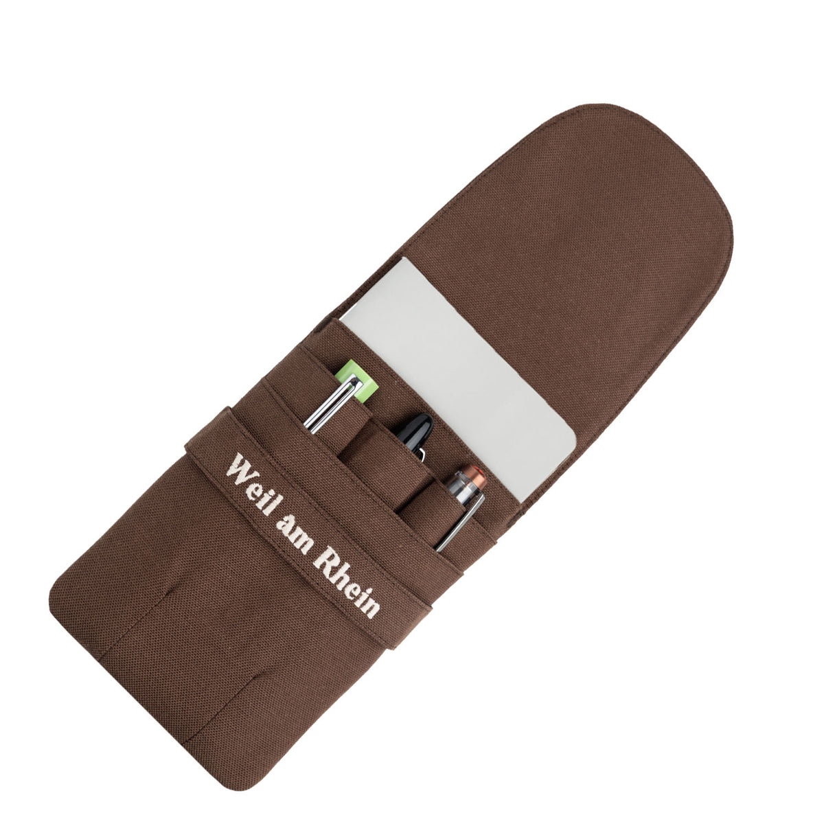 Triple Series Pen Case Brown